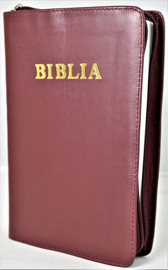 Szent Biblia - forditotta Karoli Gaspar (Biblia in lb. maghiara, marime medie, piele, visiniu, fermoar) Szent Biblia - forditotta Karoli Gaspar (Biblia in lb. maghiara, marime medie, piele, visiniu, fermoar)