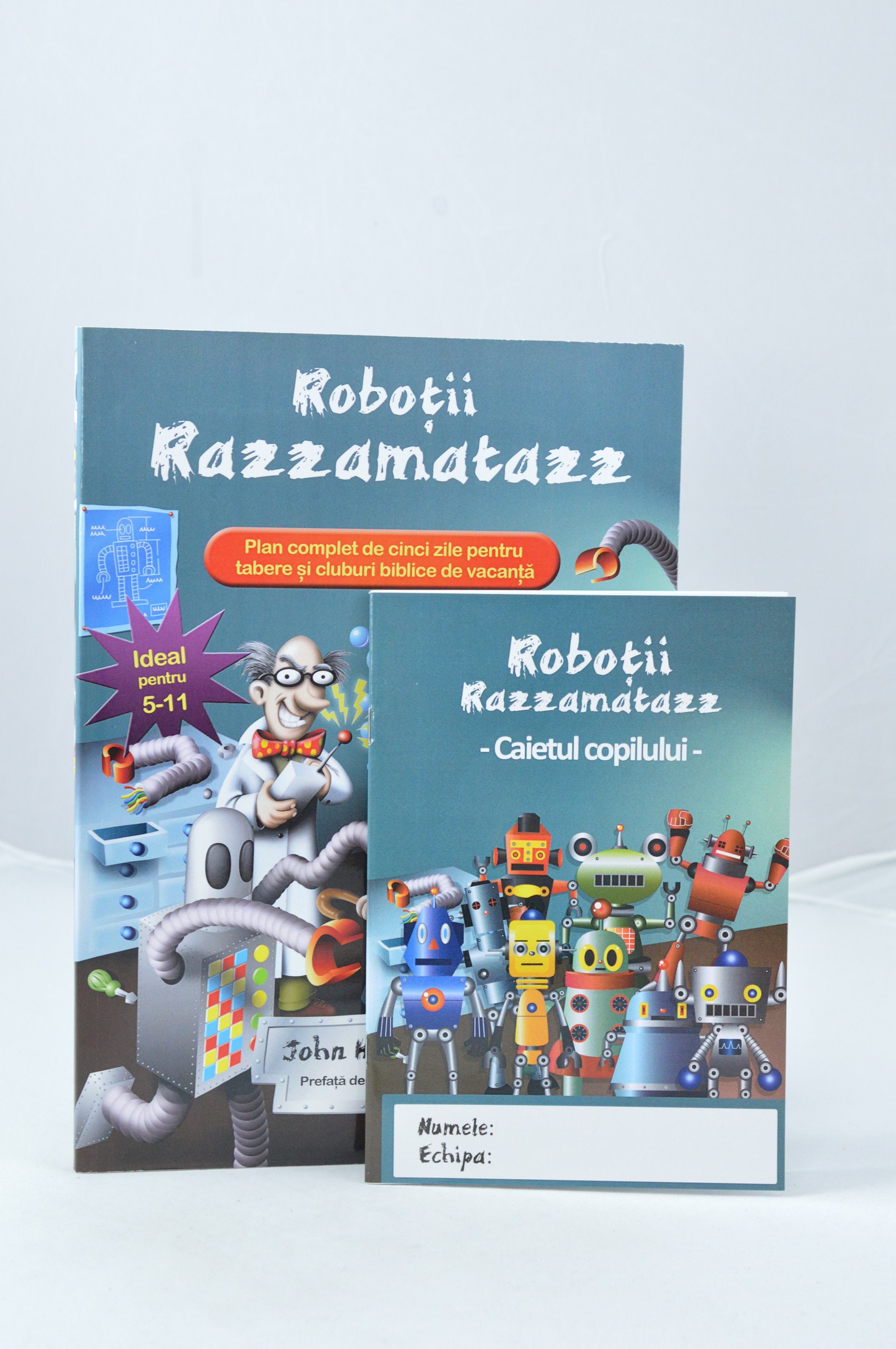 Robotii Razzamatazz - Plan pentru tabere si cubluri biblice de vacanta (5-11 ani)