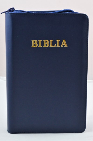 Biblia de studiu pentru o viata deplina, piele bleumaren  cu fermoar- versiune pentru copii Biblia de studiu pentru o viata deplina, piele bleumaren  cu fermoar- versiune pentru copii