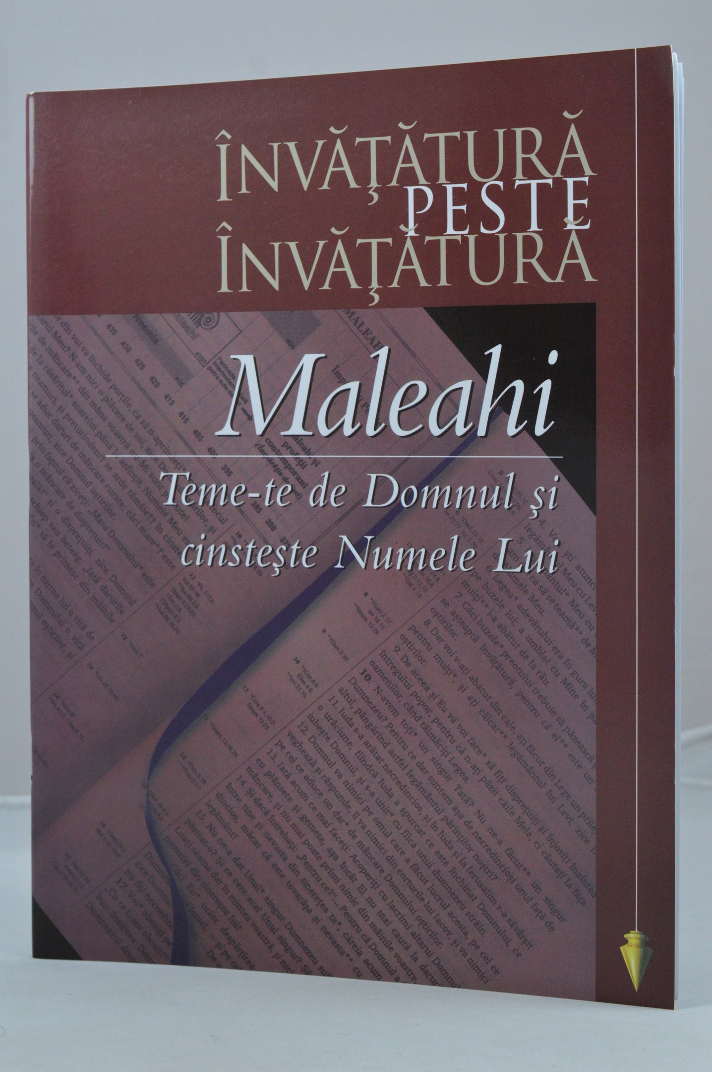 Maleahi - Teme-te de Domnul și cinstește Numele Lui! (studiu biblic inductiv)