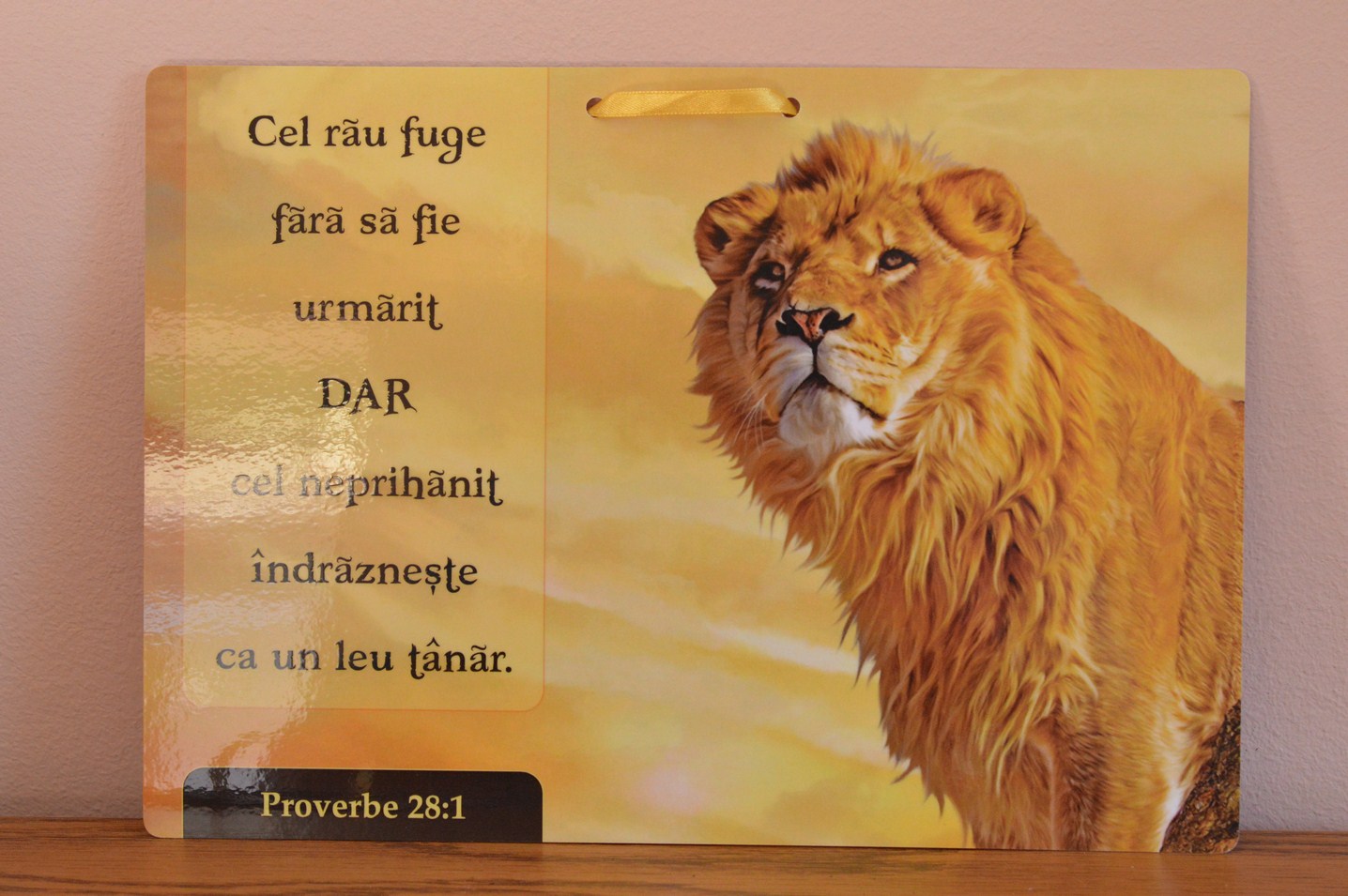 poster- Proverbe 28;1 poster- Proverbe 28;1