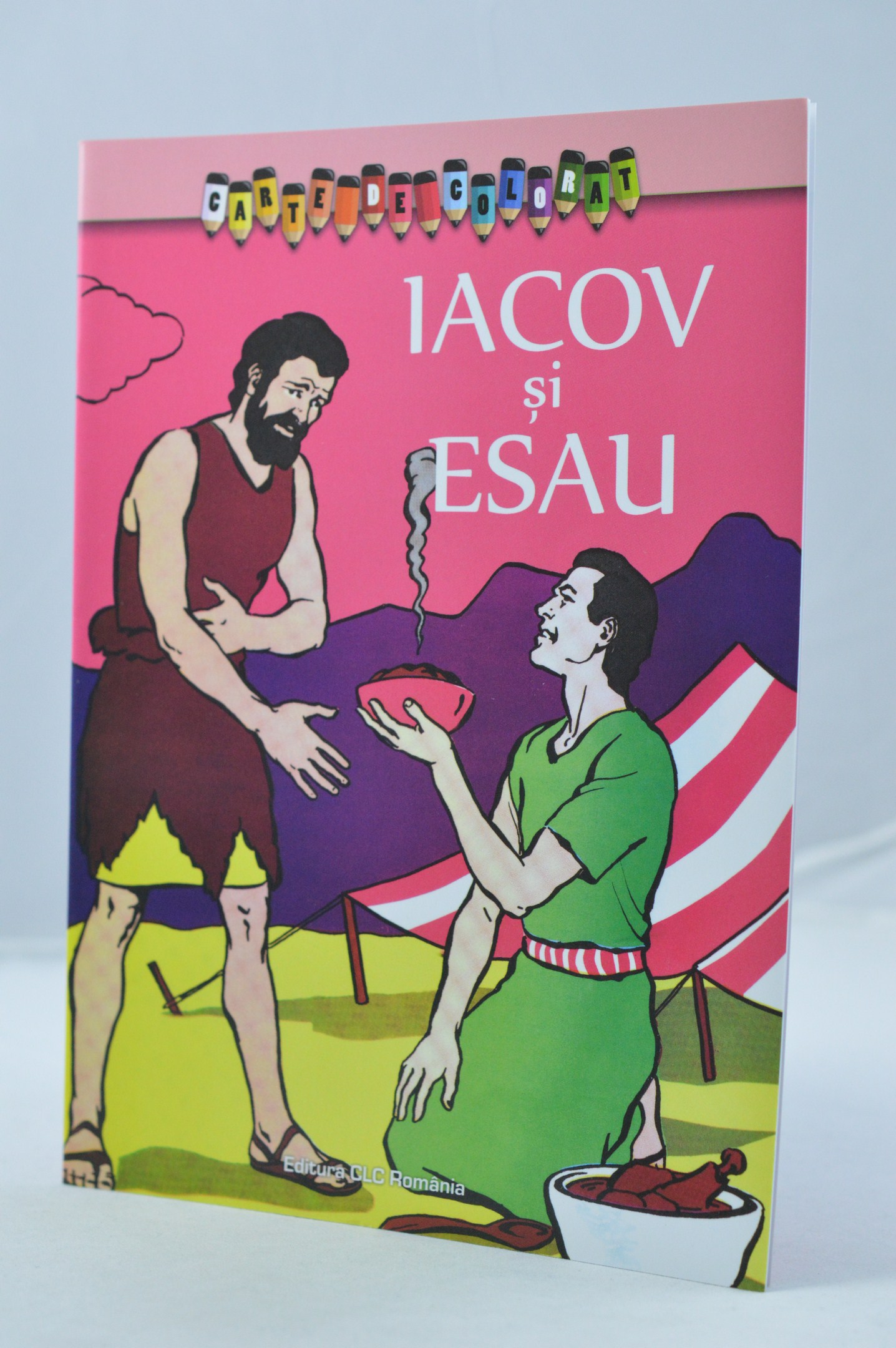 Povestiri biblice de colorat - Iacov si Esau Povestiri biblice de colorat - Iacov si Esau