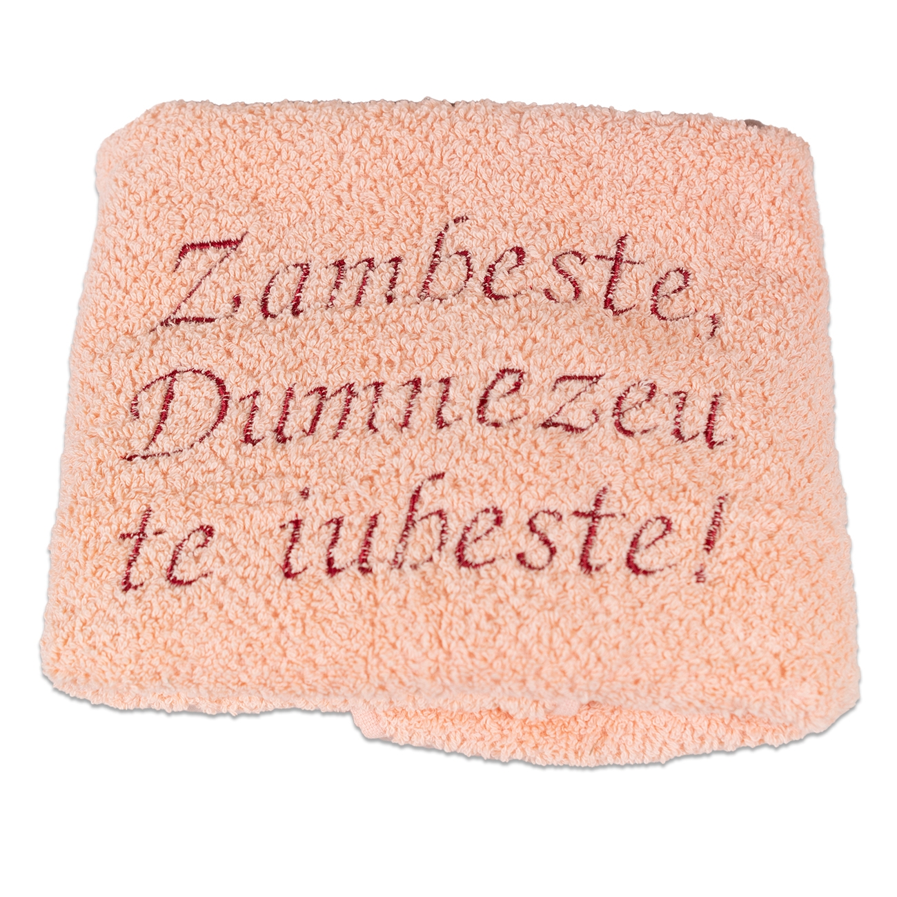 Prosop brodat - Zambeste, Dumnezeu te iubeste ! (piersic) Prosop brodat - Zambeste, Dumnezeu te iubeste ! (piersic)