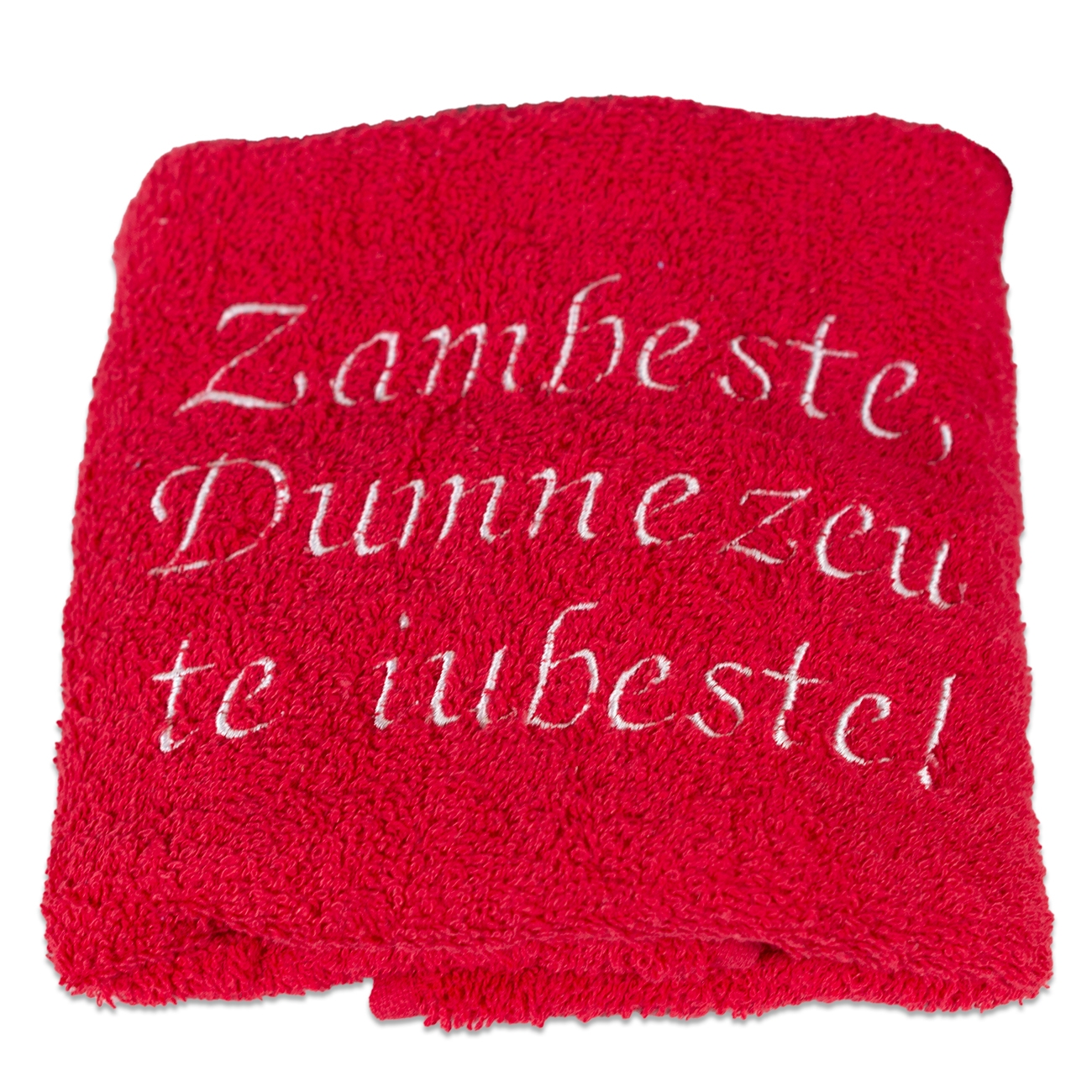 Prosop brodat - Zambeste, Dumnezeu te iubeste (rosu) Prosop brodat - Zambeste, Dumnezeu te iubeste (rosu)