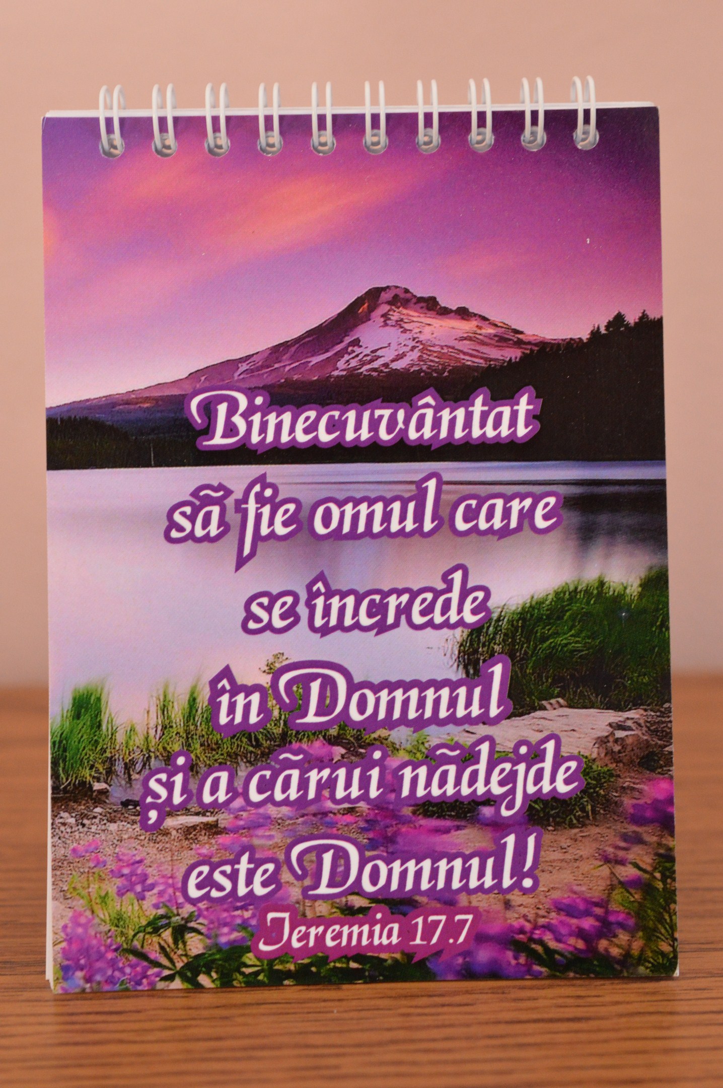 Carnetel A6 - Binecuvantat sa fie omul care se increde in Domnul Carnetel A6 - Binecuvantat sa fie omul care se increde in Domnul