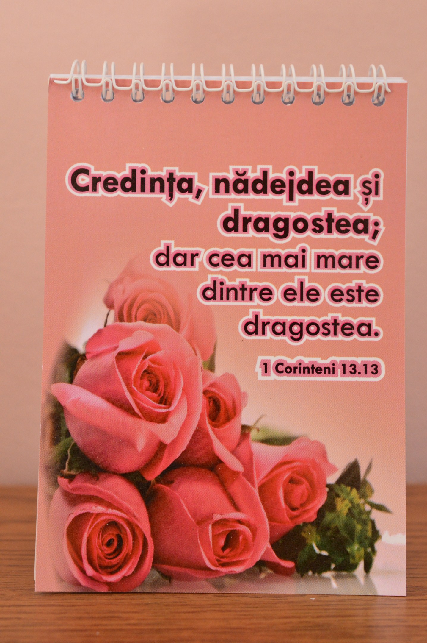 Carnetel A6 - Credinta, Nadejdea si Dragostea Carnetel A6 - Credinta, Nadejdea si Dragostea