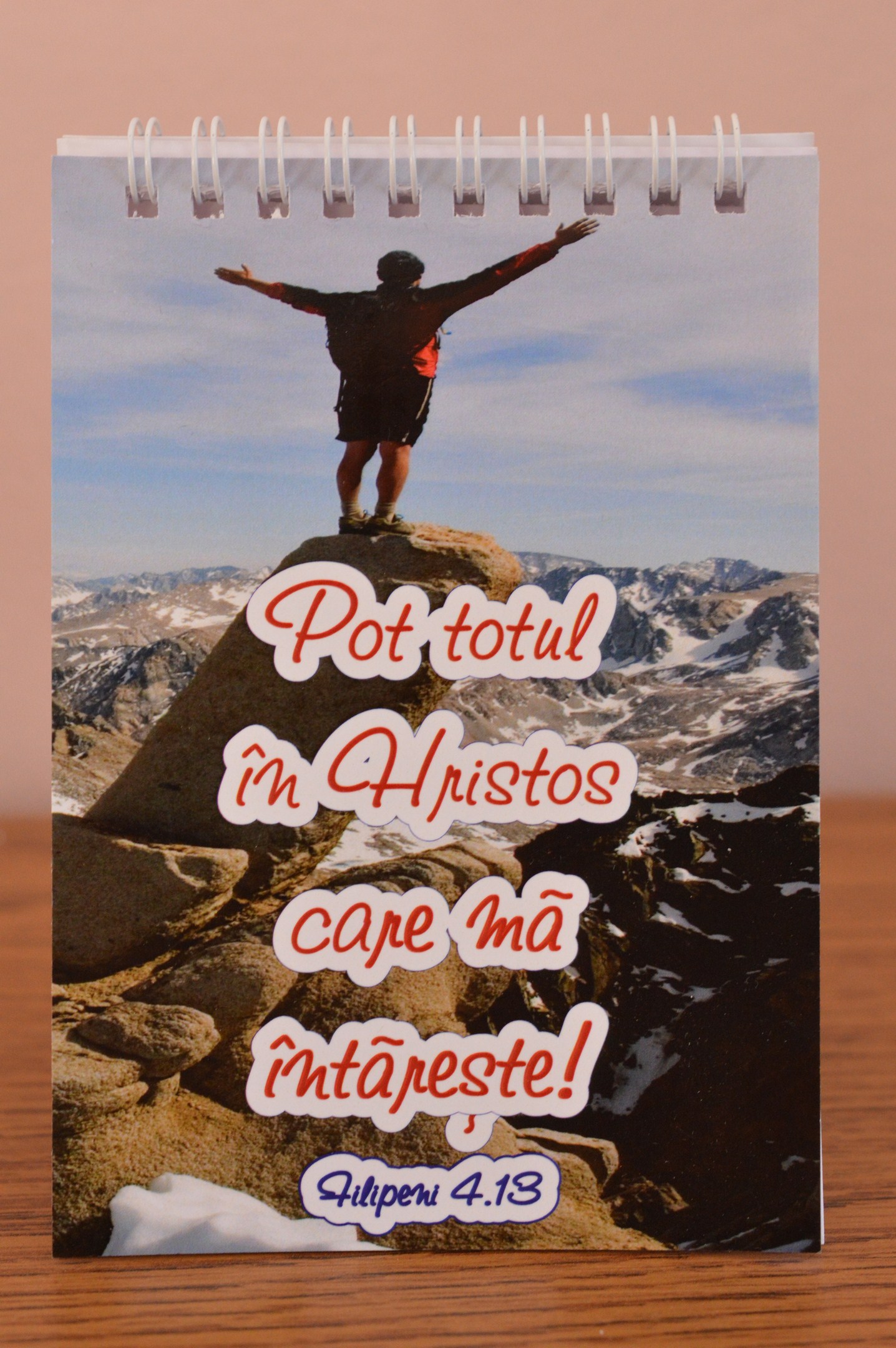 Carnetel A6 - Pot totul in Hristos Carnetel A6 - Pot totul in Hristos