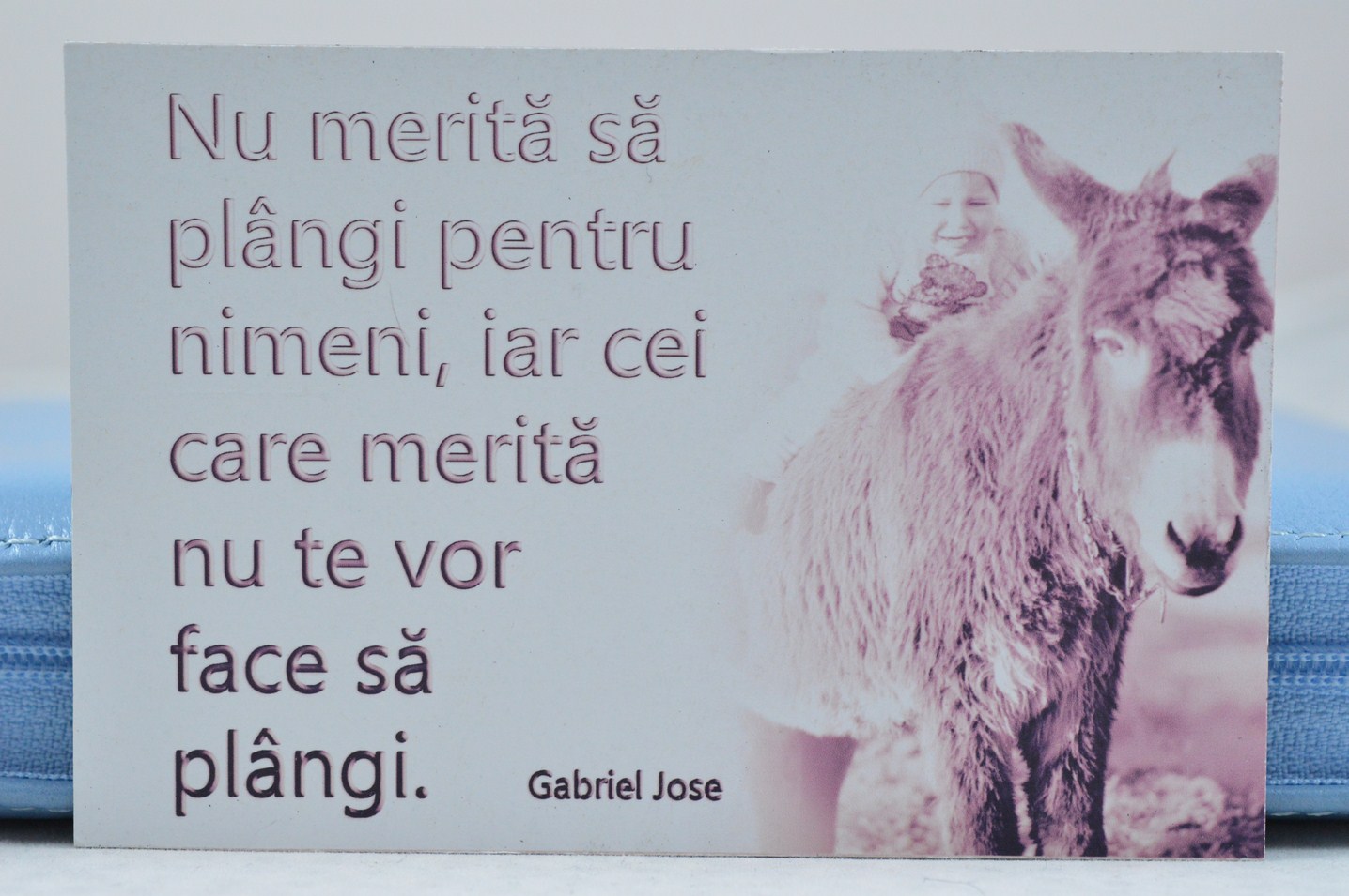 Magnet de frigider - Nu merita sa plangi pentru nimeni Magnet de frigider - Nu merita sa plangi pentru nimeni