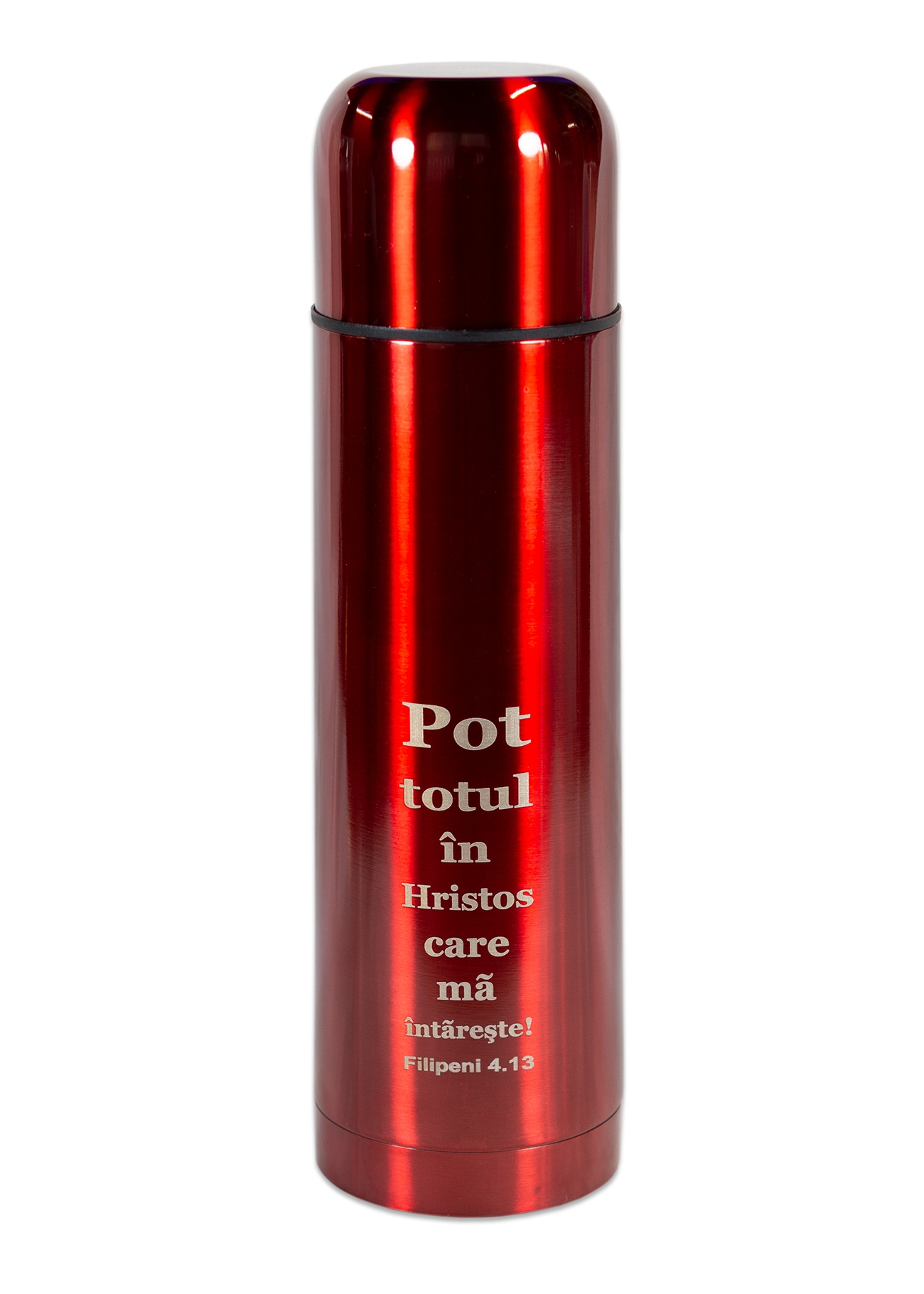 Termos - Pot totul in Hristos (grena) Termos - Pot totul in Hristos (grena)