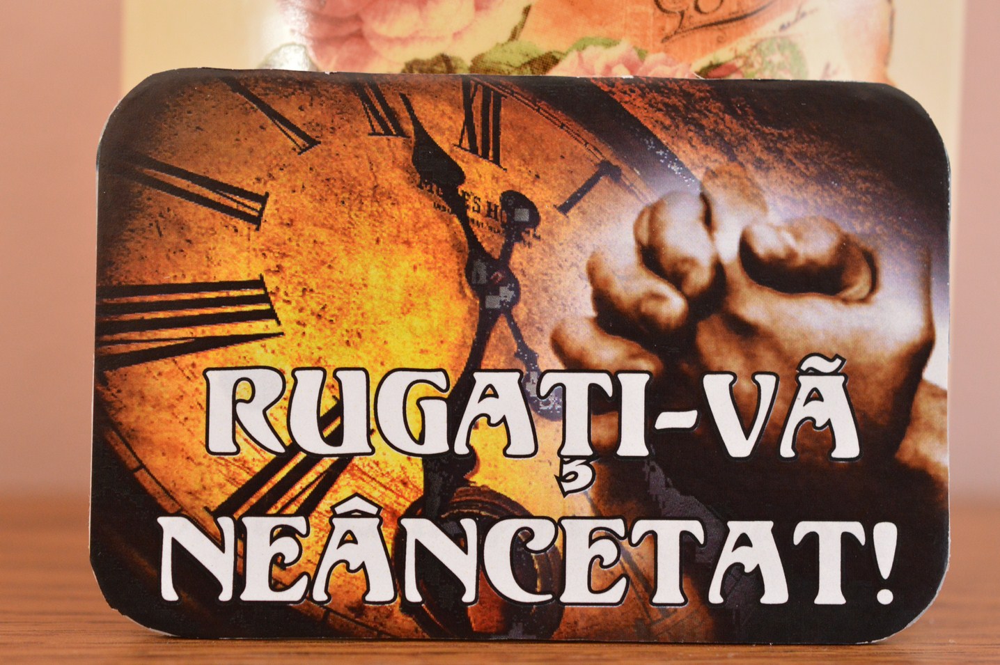 Magnet de frigider - Rugati-va neancetat! Magnet de frigider - Rugati-va neancetat!