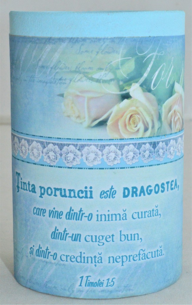 Suport creioane - Tinta poruncii este dragostea