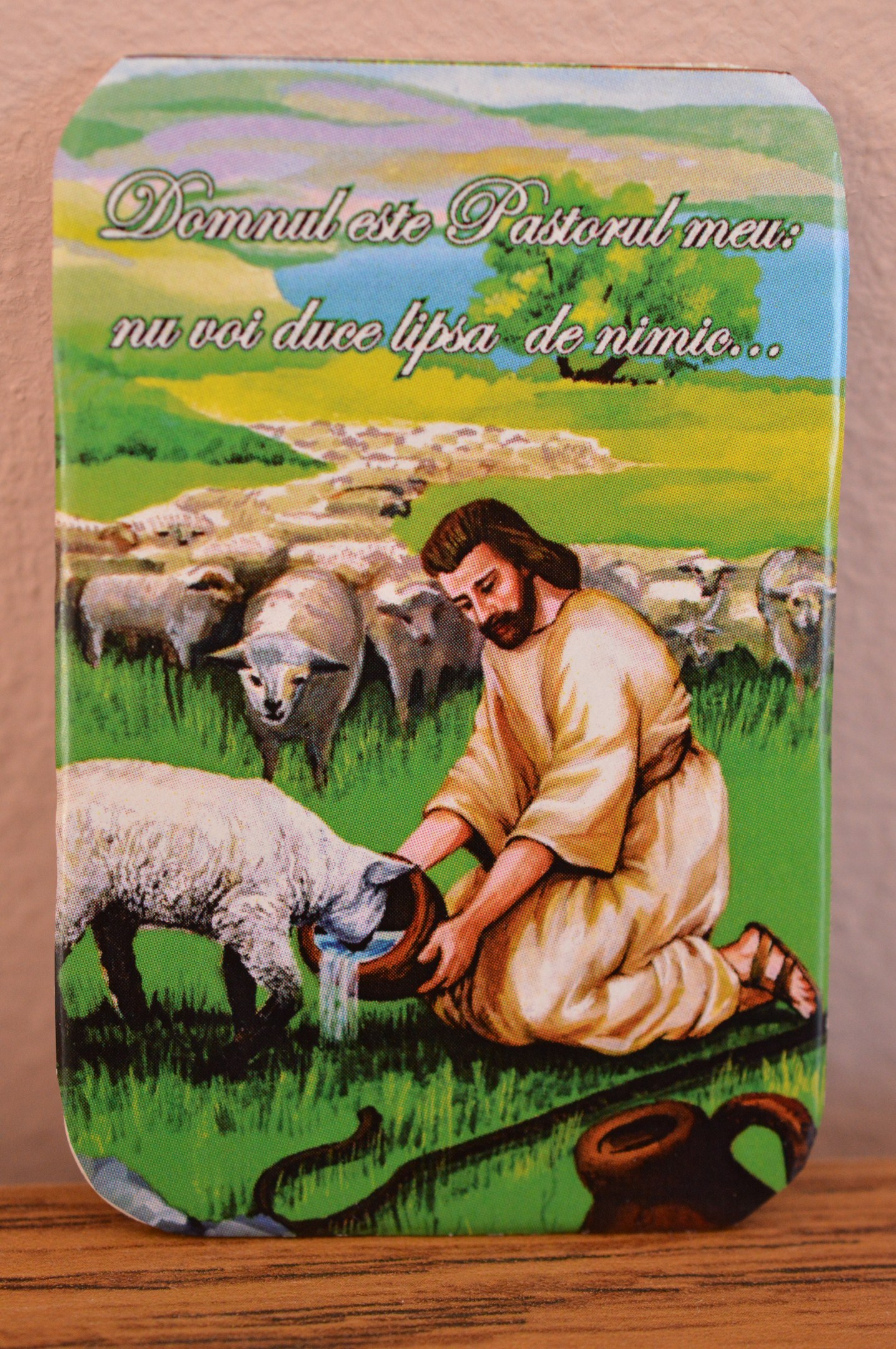 Magnet de frigider - Domnul este Pastorul meu Magnet de frigider - Domnul este Pastorul meu