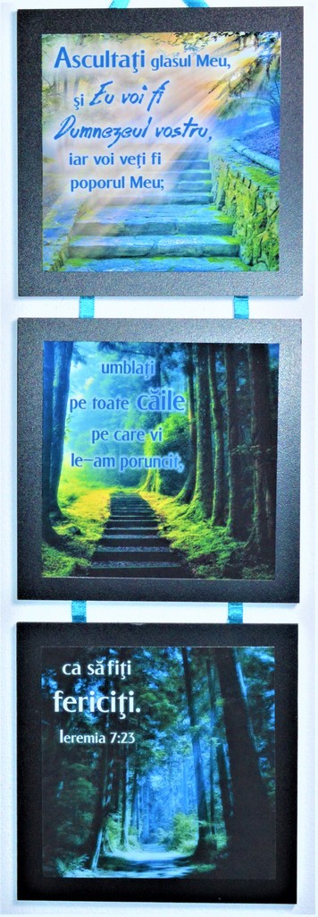 Set 3 mini tablouri - Ascultati glasul Meu Set 3 mini tablouri - Ascultati glasul Meu