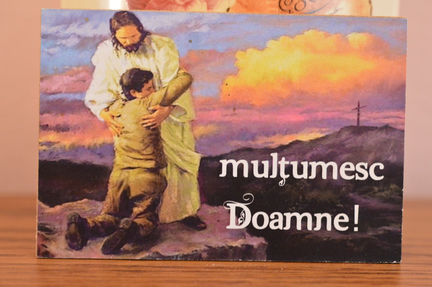Magnet de frigider: multumesc Doamne! Magnet de frigider: multumesc Doamne!