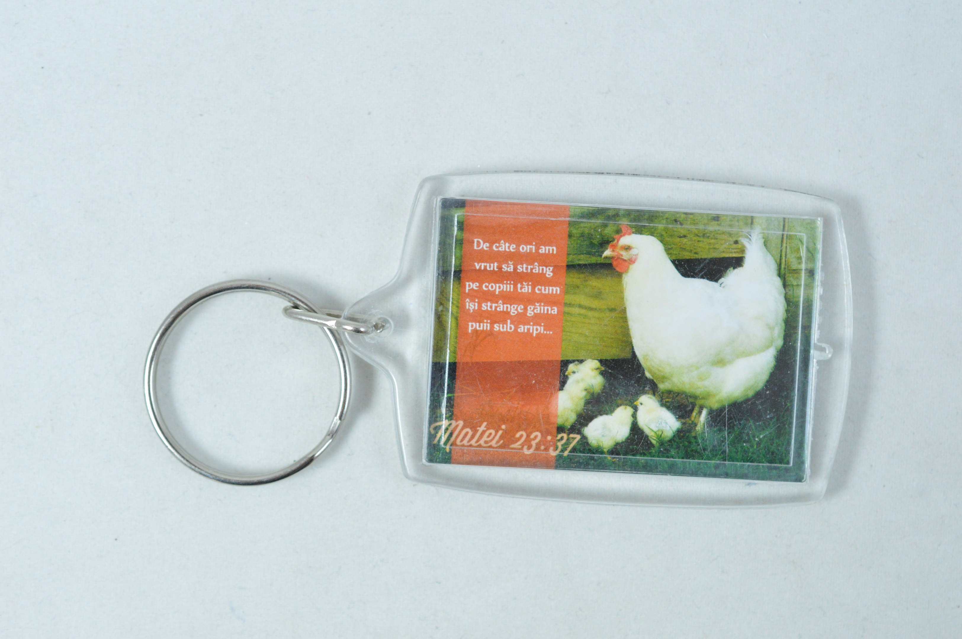 Breloc din plastic - Oile Mele asculta glasul Meu/ De cate ori am vrut Breloc din plastic - Oile Mele asculta glasul Meu/ De cate ori am vrut