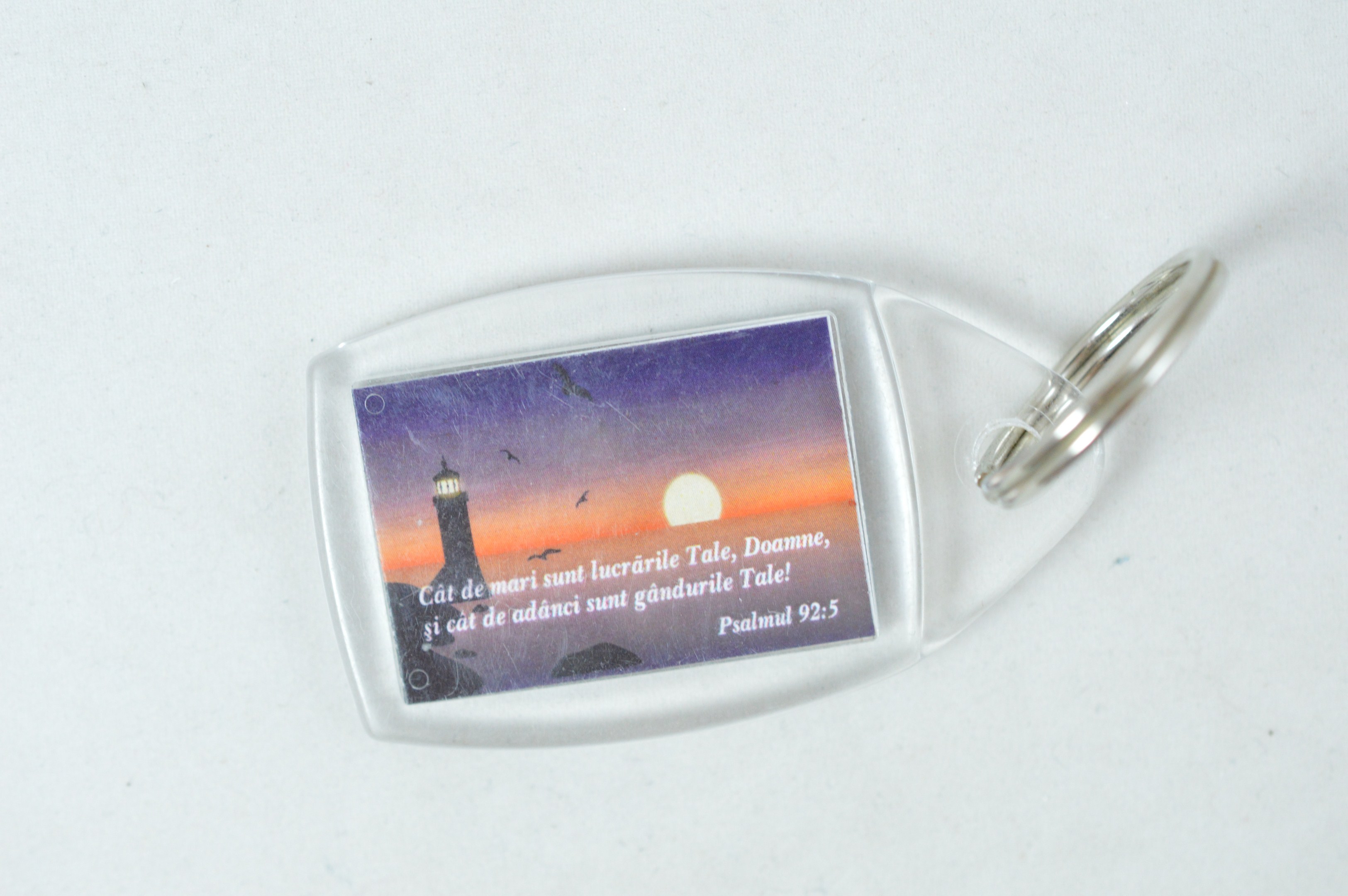 Breloc cu verset biblic fata/verso - Cat de mari sunt lucrarile Tale/Truth Breloc cu verset biblic fata/verso - Cat de mari sunt lucrarile Tale/Truth