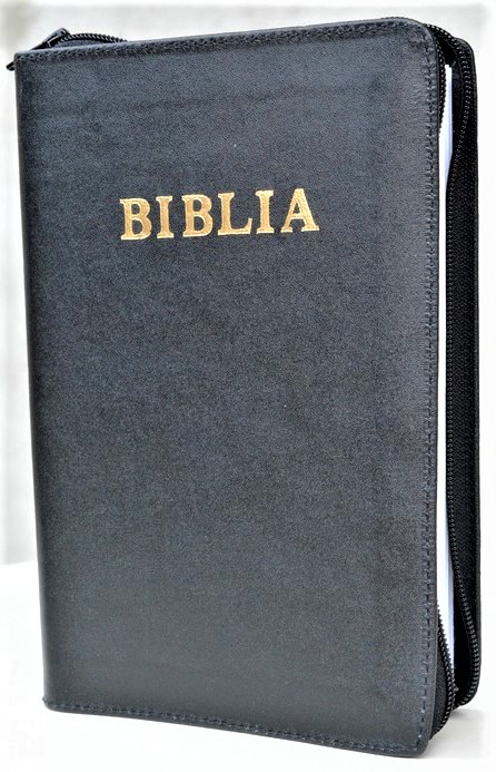 Szent Biblia - forditotta Karoli Gaspar (Biblia in lb. maghiara, marime medie, piele, neagra, fermoar) Szent Biblia - forditotta Karoli Gaspar (Biblia in lb. maghiara, marime medie, piele, neagra, fermoar)