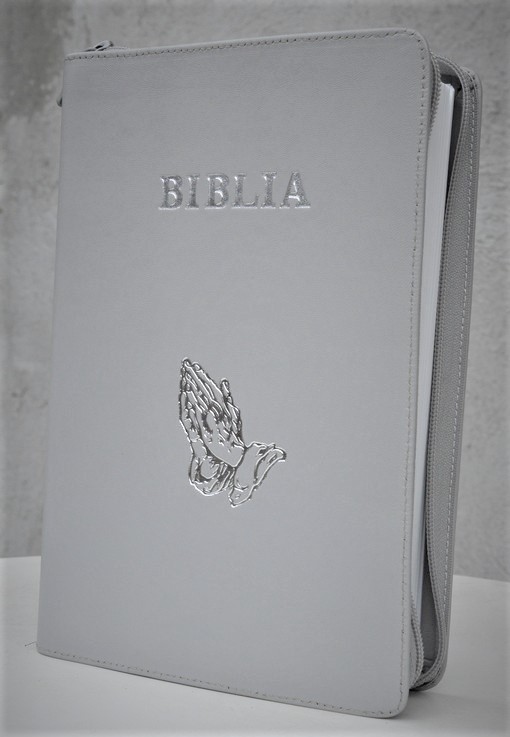 Szent Biblia - forditotta Karoli Gaspar (Biblia in lb. maghiara, marime mare, piele, gri, fermoar) Szent Biblia - forditotta Karoli Gaspar (Biblia in lb. maghiara, marime mare, piele, gri, fermoar)