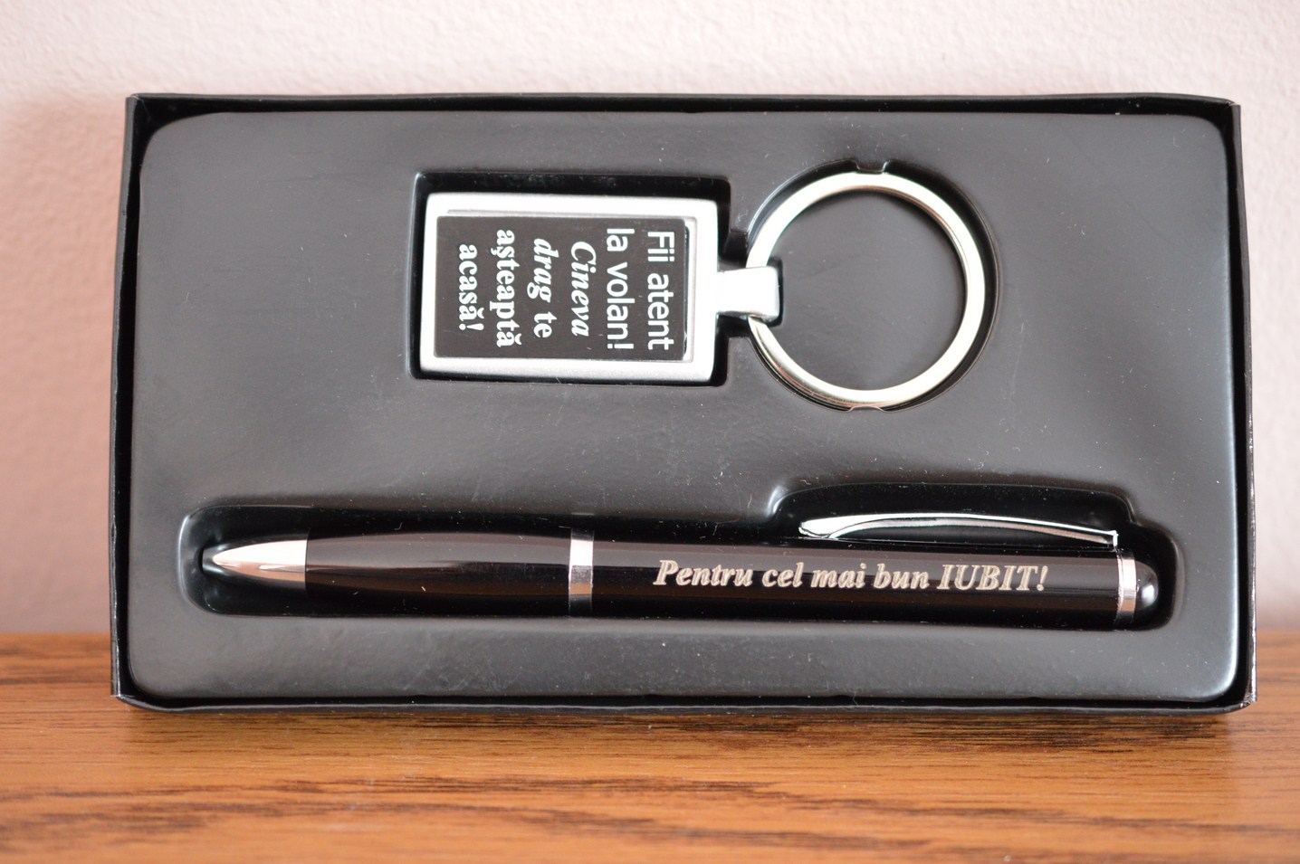 Cadou pentru Barbati - Set pix si breloc - Pentru cel mai bun iubit!