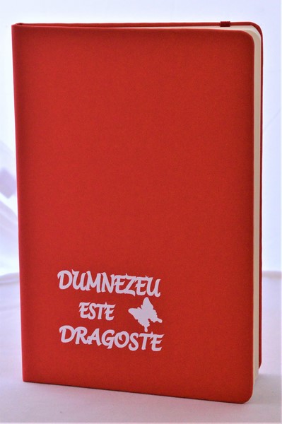 Carnetel A5 -Dumnezeu este dragoste(rosu) Carnetel A5 -Dumnezeu este dragoste(rosu)