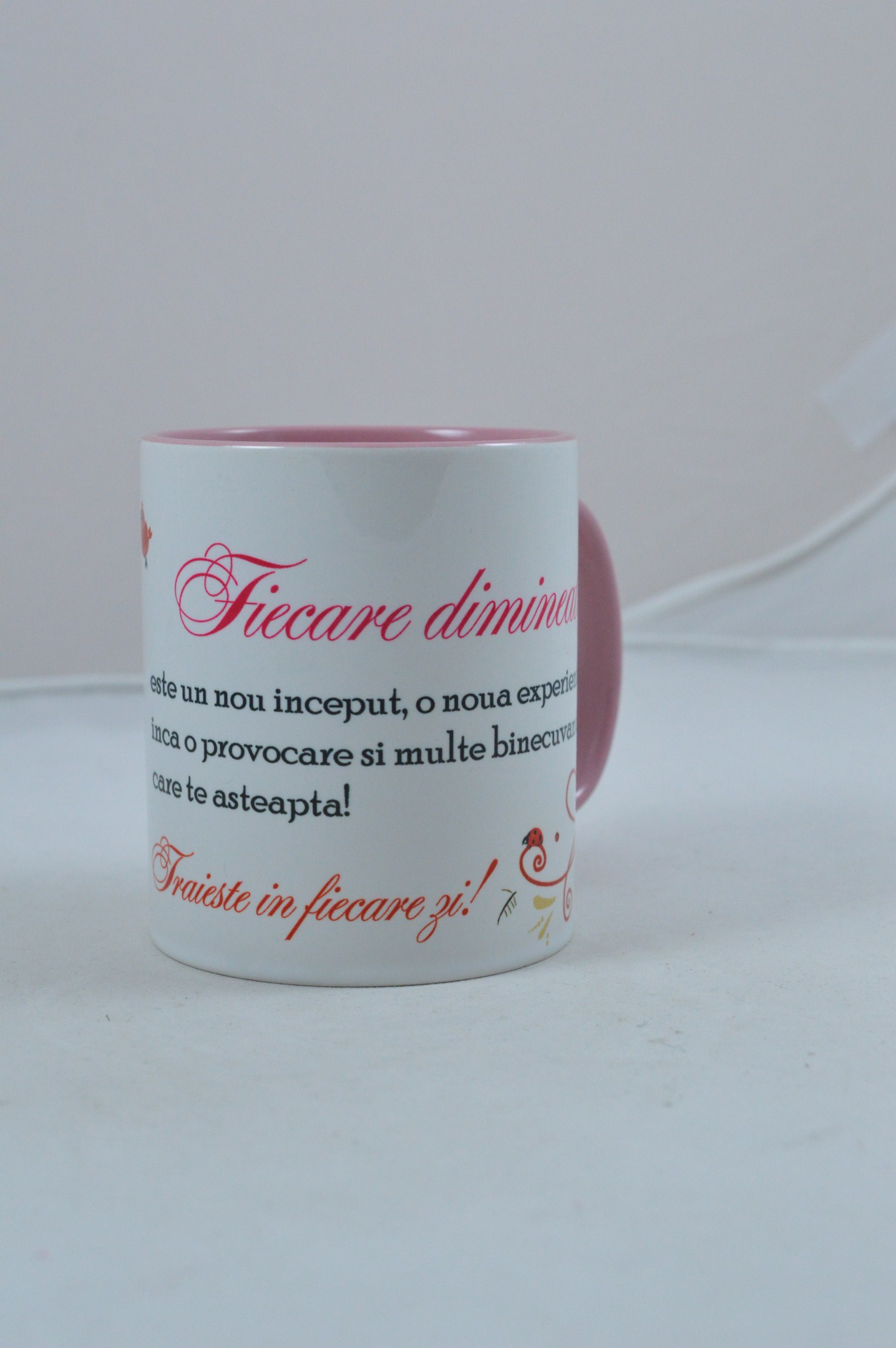 Cana - Fiecare dimineata este un nou inceput (roz)