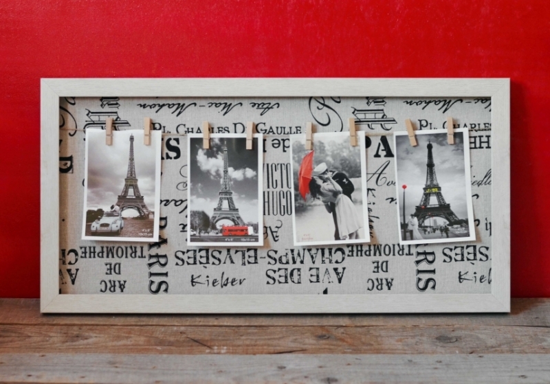 Rama foto colaj (crem) - tablou 4 poze (60x30x2.5 cm) Rama foto colaj (crem) - tablou 4 poze (60x30x2.5 cm)