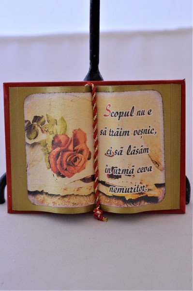 Carte decorativa magnetica - Scopul...(7x9,50 cm) Carte decorativa magnetica - Scopul...(7x9,50 cm)