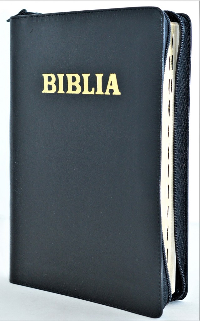 Biblia NTR (Noua Traducere), coperta piele, negru, fermoar, argintata - editia 2 revizuita(ANTICARIAT) Biblia NTR (Noua Traducere), coperta piele, negru, fermoar, argintata - editia 2 revizuita(ANTICARIAT)