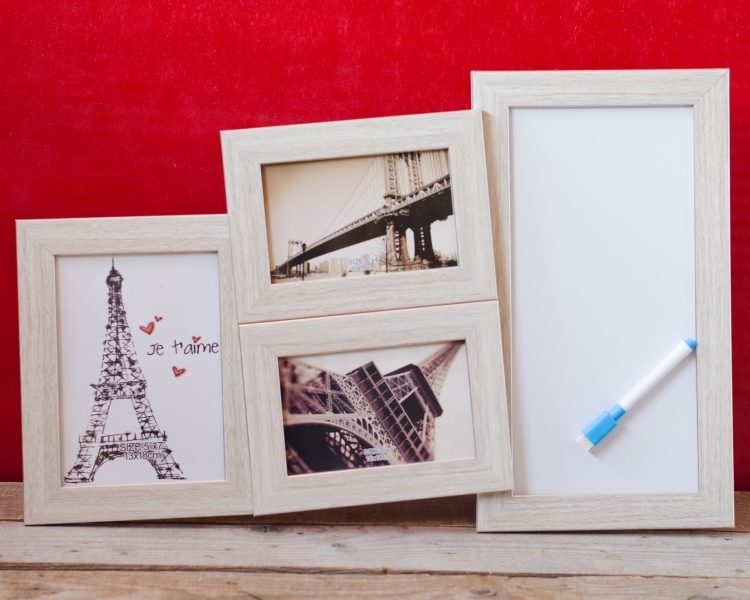 Rama foto colaj (bej) - tablou 4 poze (52x34 cm) Rama foto colaj (bej) - tablou 4 poze (52x34 cm)