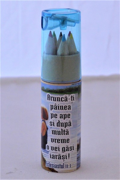 Set de colorat pentru copii cu mesaj crestin - Arunca-ti painea pe ape Set de colorat pentru copii cu mesaj crestin - Arunca-ti painea pe ape