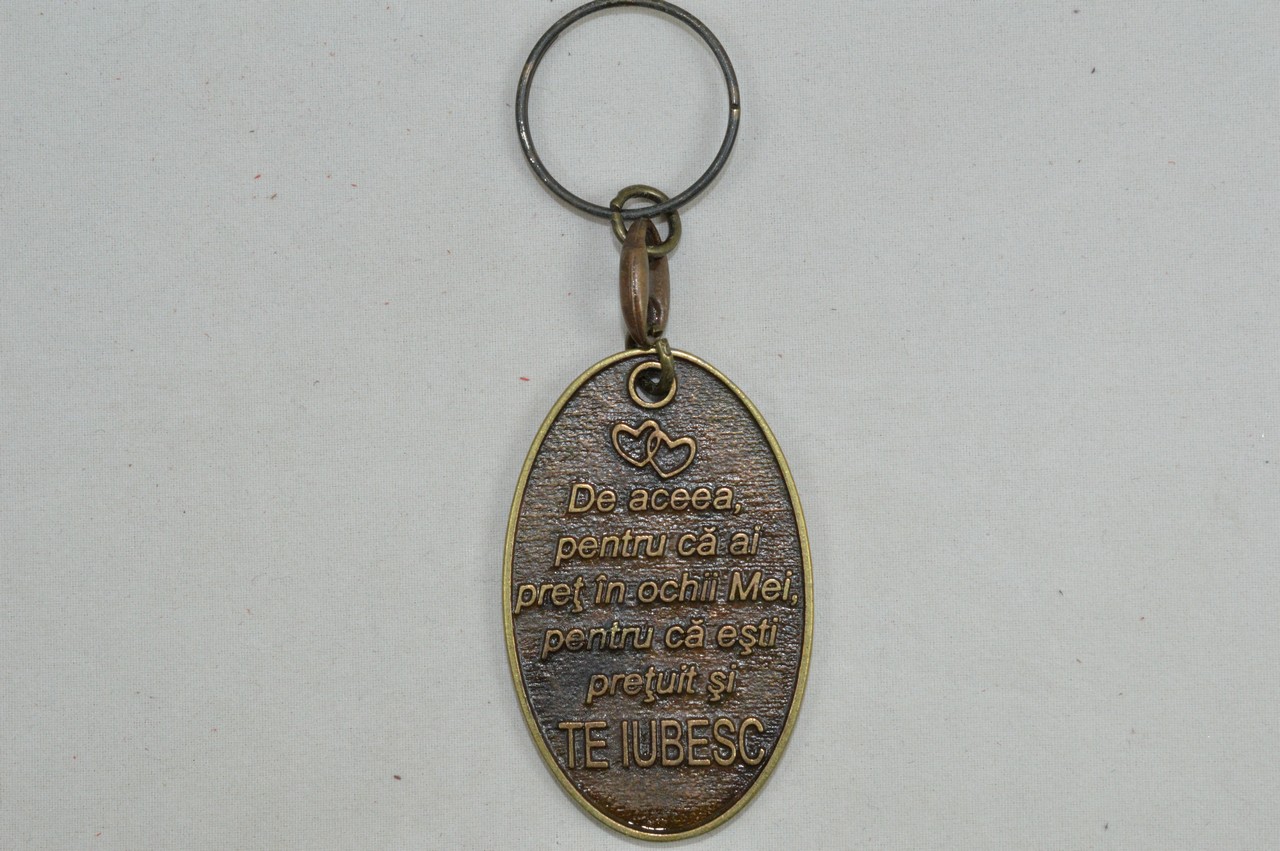 Brelocuri crestine fata/verso - De aceea, pentru ca ai pret ... / dau oameni pentru tine ... Brelocuri crestine fata/verso - De aceea, pentru ca ai pret ... / dau oameni pentru tine ...