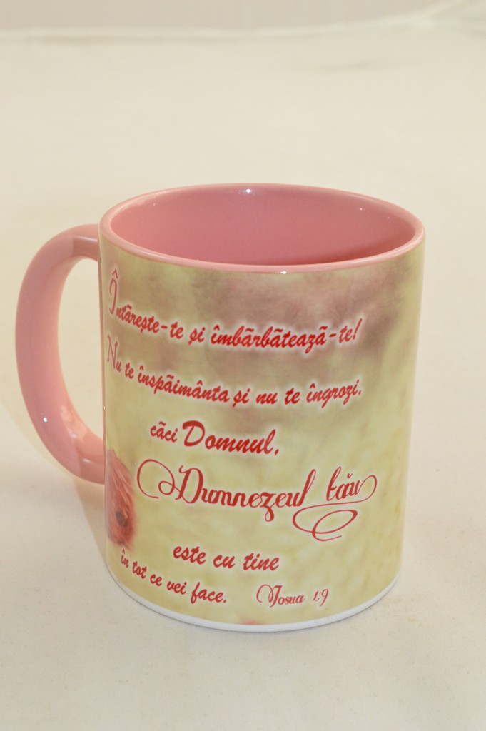 Cana cu mesaj crestin - Intareste-te Cana cu mesaj crestin - Intareste-te