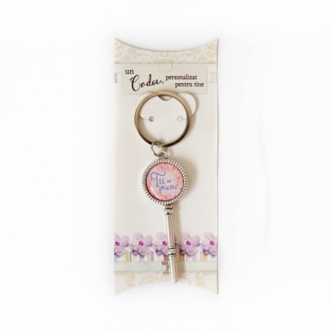 Breloc cheie - Tu = fericire! Breloc cheie - Tu = fericire!