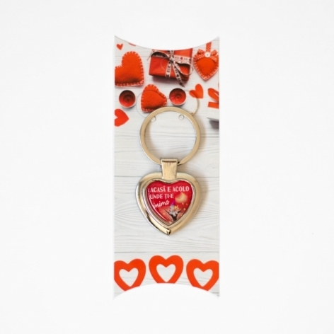 Breloc inima - Acasa e acolo... Breloc inima - Acasa e acolo...