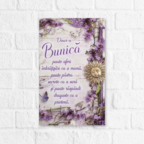 Tablou motivational   (16x26cm) - Doar o bunica Tablou motivational   (16x26cm) - Doar o bunica