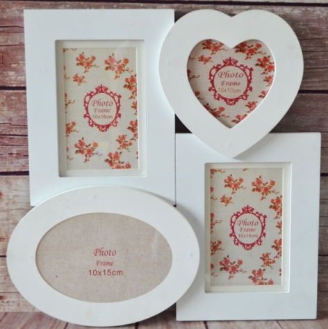 Rama foto colaj alb (32x32 cm) Rama foto colaj alb (32x32 cm)