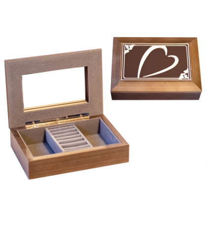 Cutie depozitare  maro cu un  compartiment -  5x17.5x12.5 cm Cutie depozitare  maro cu un  compartiment -  5x17.5x12.5 cm