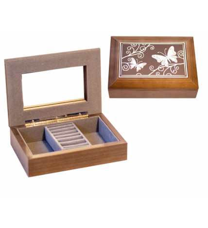 Cutie depozitare  maro cu un  compartiment -  5x17.5x12.5 cm Cutie depozitare  maro cu un  compartiment -  5x17.5x12.5 cm