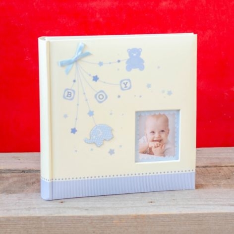Album foto baby - Boy cu poza (22 x 22 x 4.5 cm) Album foto baby - Boy cu poza (22 x 22 x 4.5 cm)