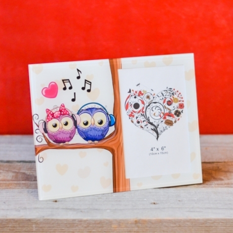 Rama foto love - familie bufnite (10 x 15 cm) Rama foto love - familie bufnite (10 x 15 cm)