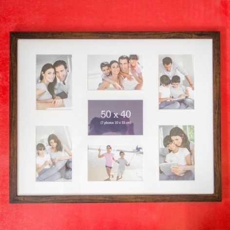 Rama foto colaj - tablou 7 poze (53x45 cm) Rama foto colaj - tablou 7 poze (53x45 cm)