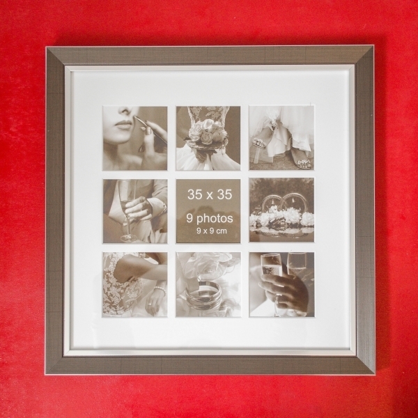 Rama foto  - colaj  9 poze (40x40x2  cm) Rama foto  - colaj  9 poze (40x40x2  cm)