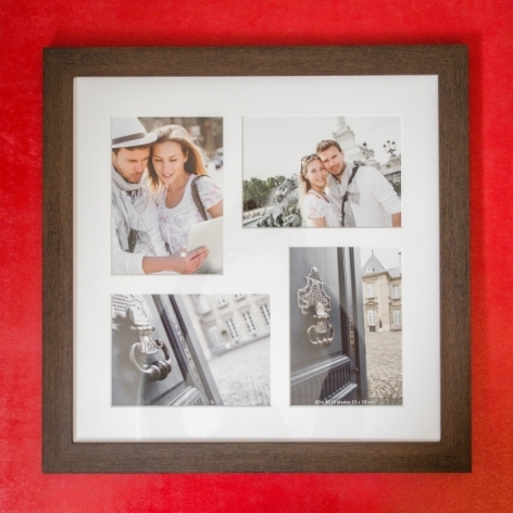 Rama foto colaj - tablou 4 poze (45x45 cm) Rama foto colaj - tablou 4 poze (45x45 cm)