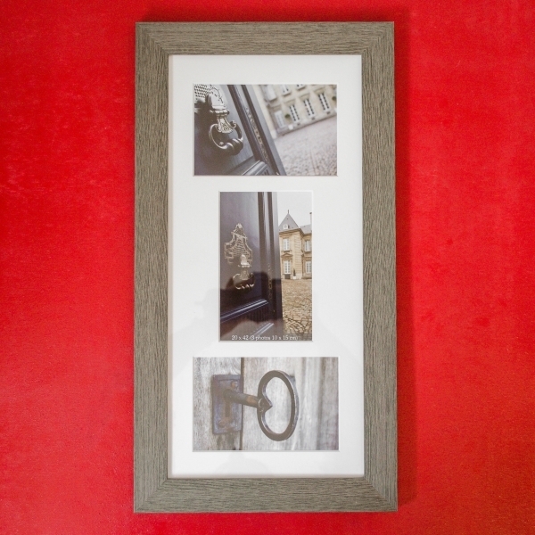 Rama foto colaj - tablou 3 poze (25x47 cm) Rama foto colaj - tablou 3 poze (25x47 cm)