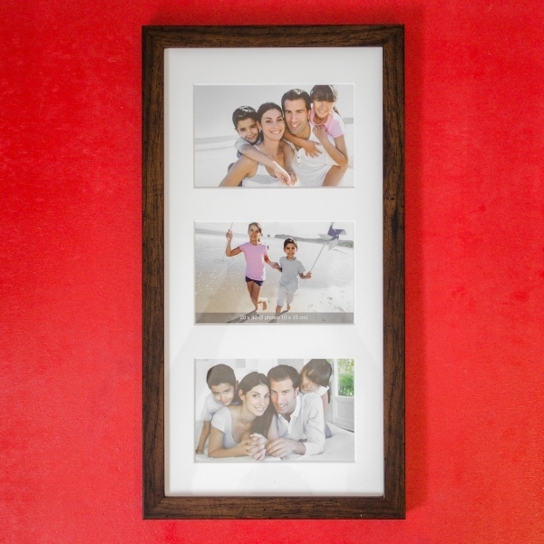 Rama foto colaj - tablou 3 poze (23x43 cm) Rama foto colaj - tablou 3 poze (23x43 cm)