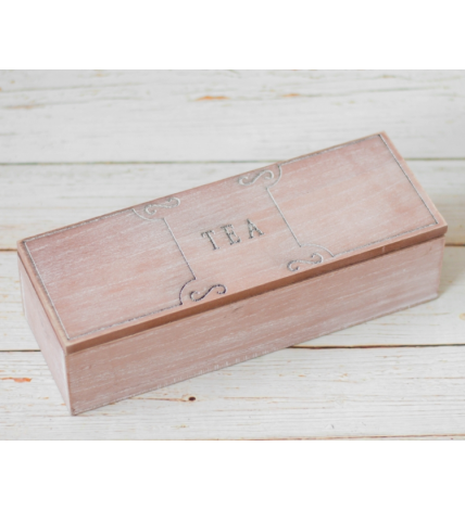 Cutie din lemn pentru ceai  ( neagra )  - TEA -25.5x7x9 cm Cutie din lemn pentru ceai  ( neagra )  - TEA -25.5x7x9 cm