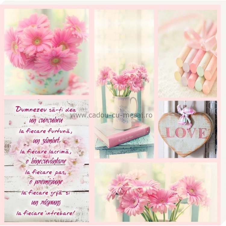 Tablou colaj vintage - Dumnezeu să-ți dea un curcubeu (30x30 cm) Tablou colaj vintage - Dumnezeu să-ți dea un curcubeu (30x30 cm)