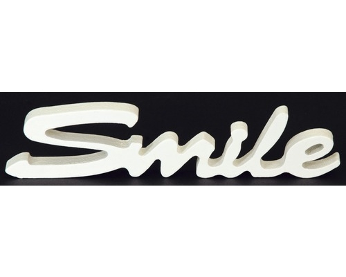 Magnet decorativ (Alb) - Smile Magnet decorativ (Alb) - Smile