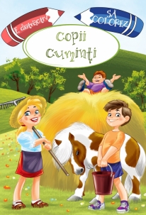 E distractiv să colorezi copii cuminţi - carte de colorat E distractiv să colorezi copii cuminţi - carte de colorat