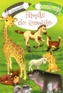E distractiv sa colorezi familii de animale E distractiv sa colorezi familii de animale